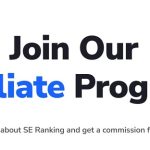 SE Ranking affiliate program