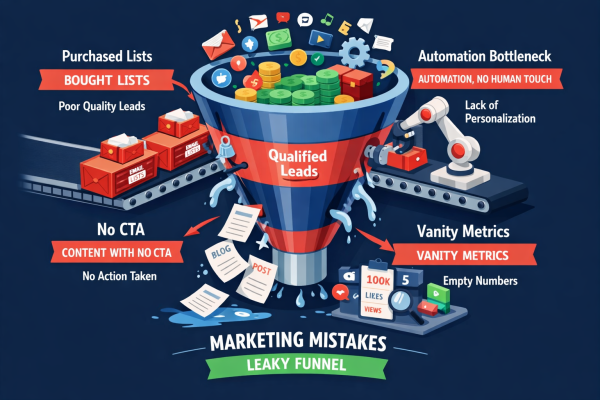 Which Activities Will Not Help With Lead Generation: 10 Mistakes to Avoid in 2026