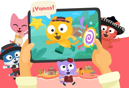 StudyCat Spanish Learning App for Kids