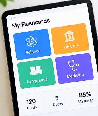 digital flashcards app