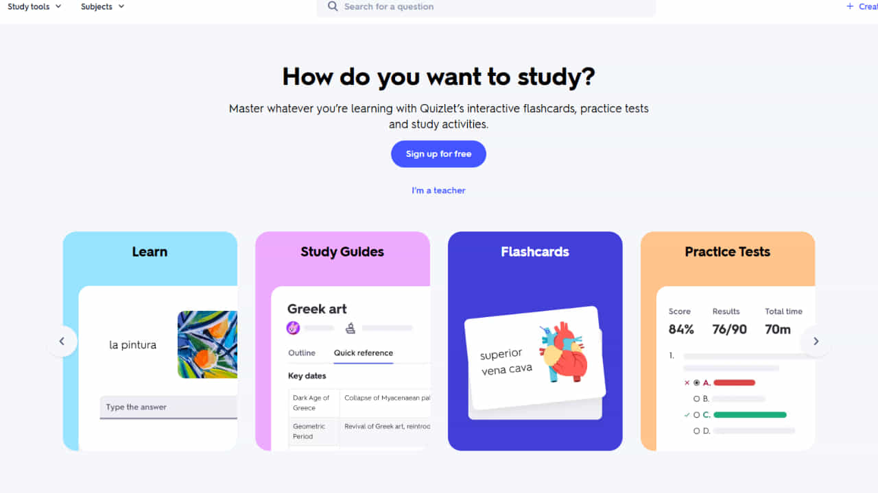 Quizlet vs Anki