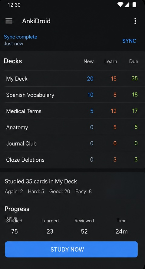digital flashcards app